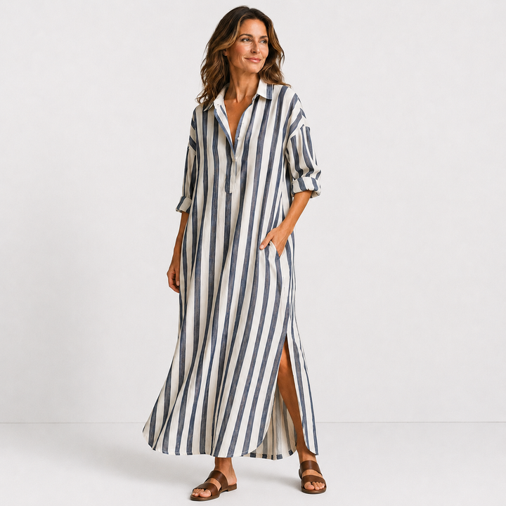 Pascale - Robe chemise longue