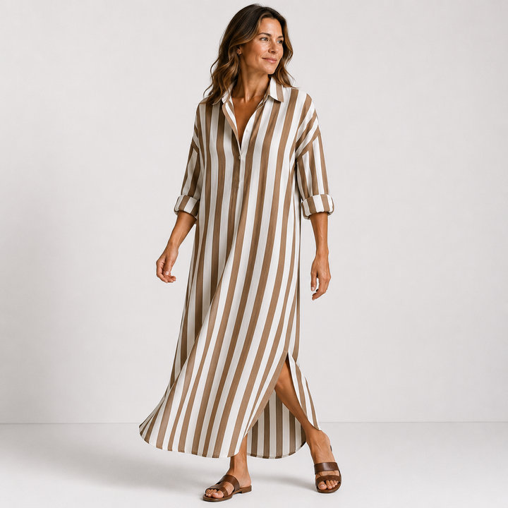 Pascale - Robe chemise longue