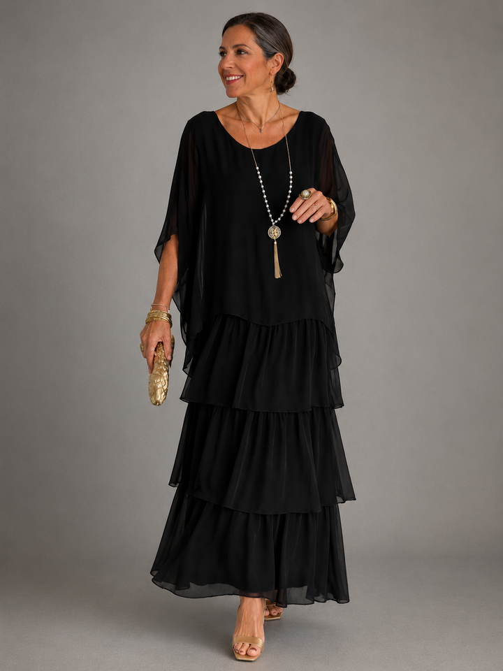 Matilda | Robe longue élégante aux lignes fluides