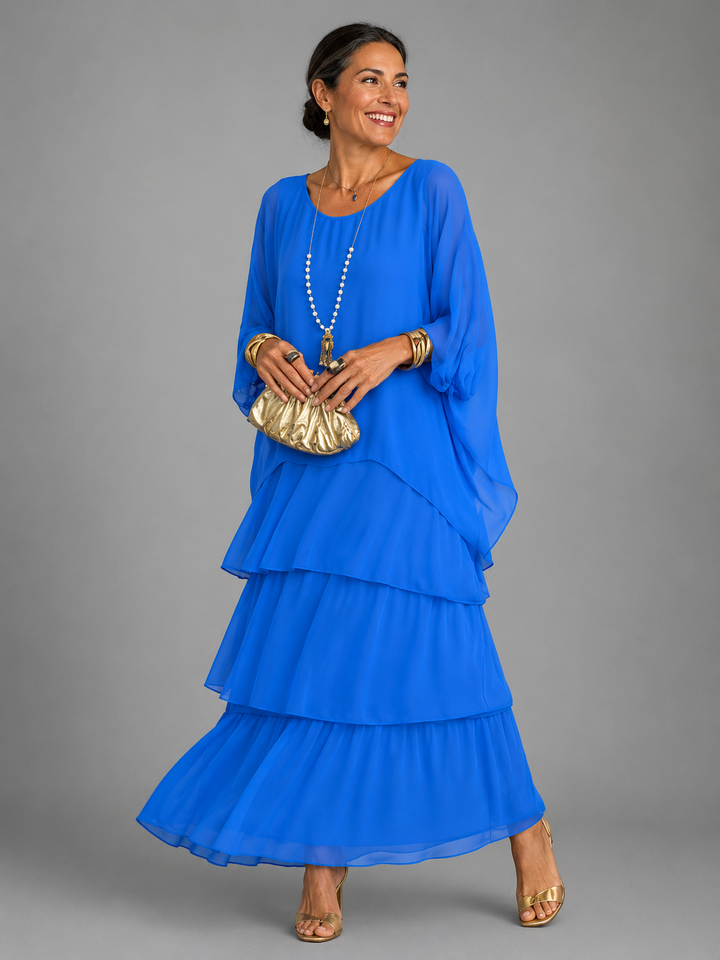 Matilda | Robe longue élégante aux lignes fluides