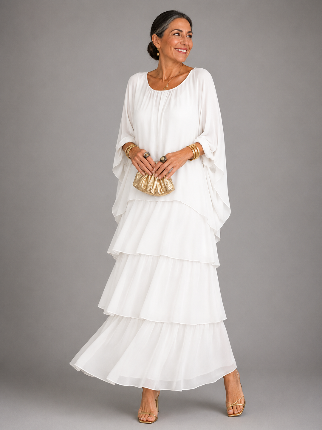 Matilda | Robe longue élégante aux lignes fluides