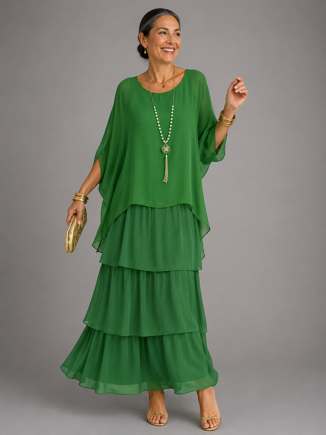 Matilda | Robe longue élégante aux lignes fluides