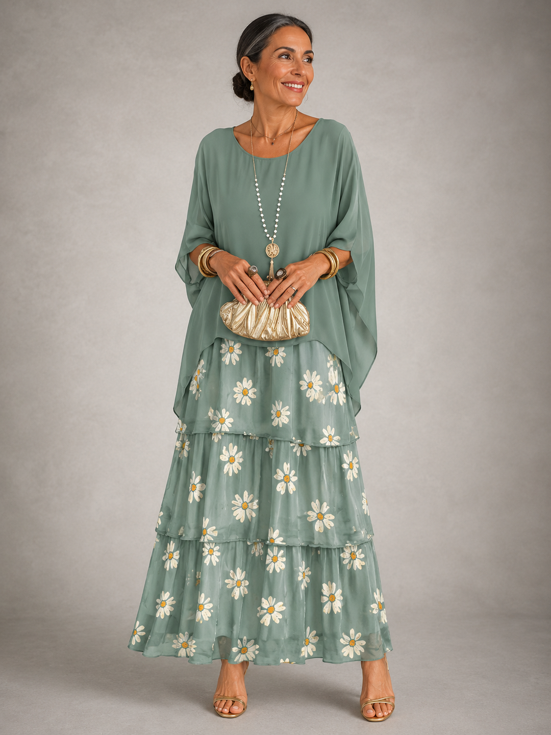 Matilda | Robe longue élégante aux lignes fluides