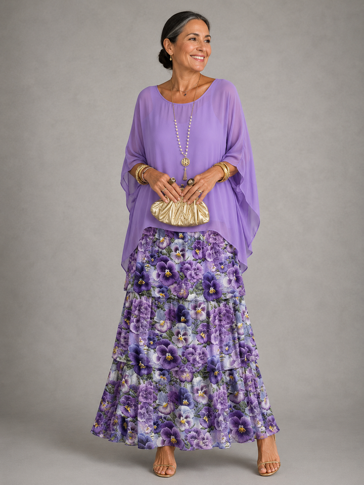 Matilda | Robe longue élégante aux lignes fluides