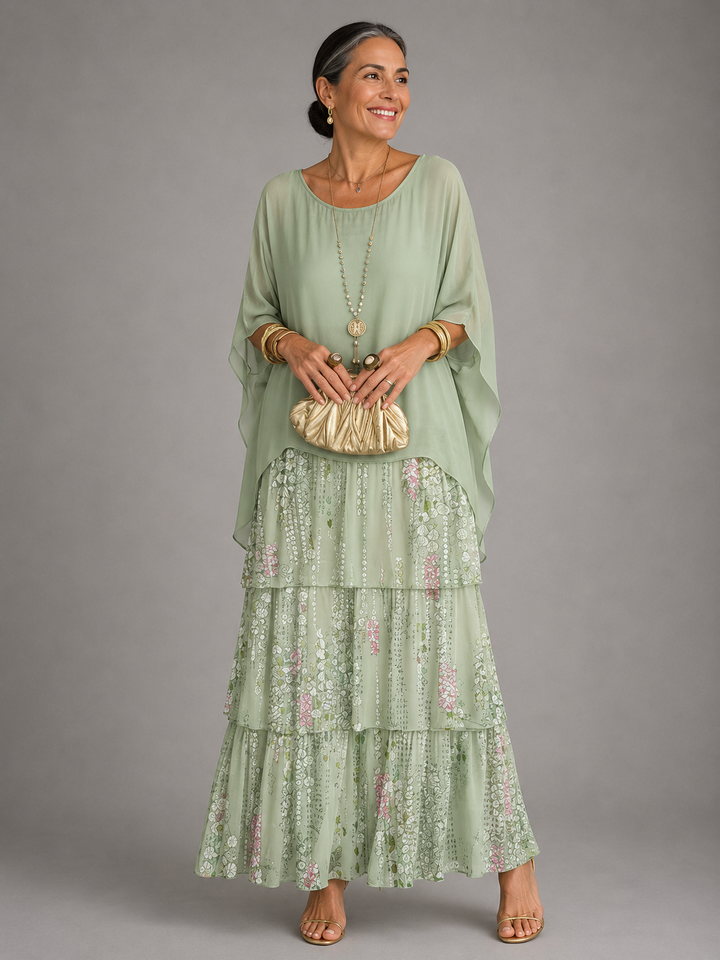 Matilda | Robe longue élégante aux lignes fluides