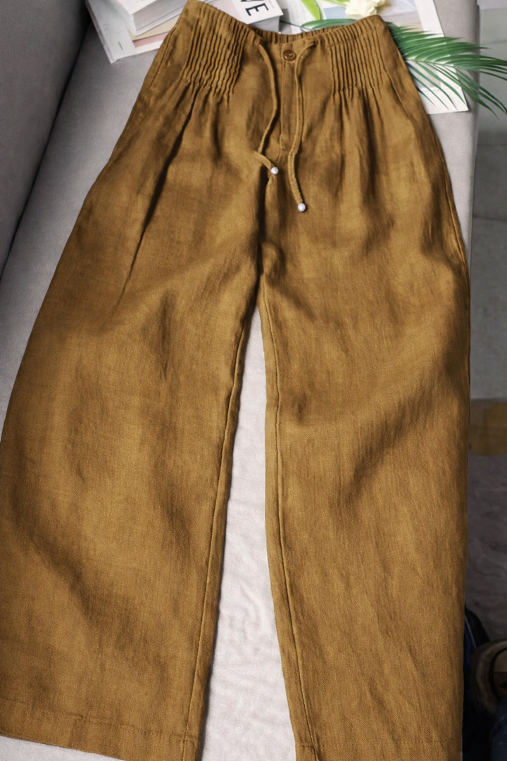 Zofia — Pantalon large en coton léger