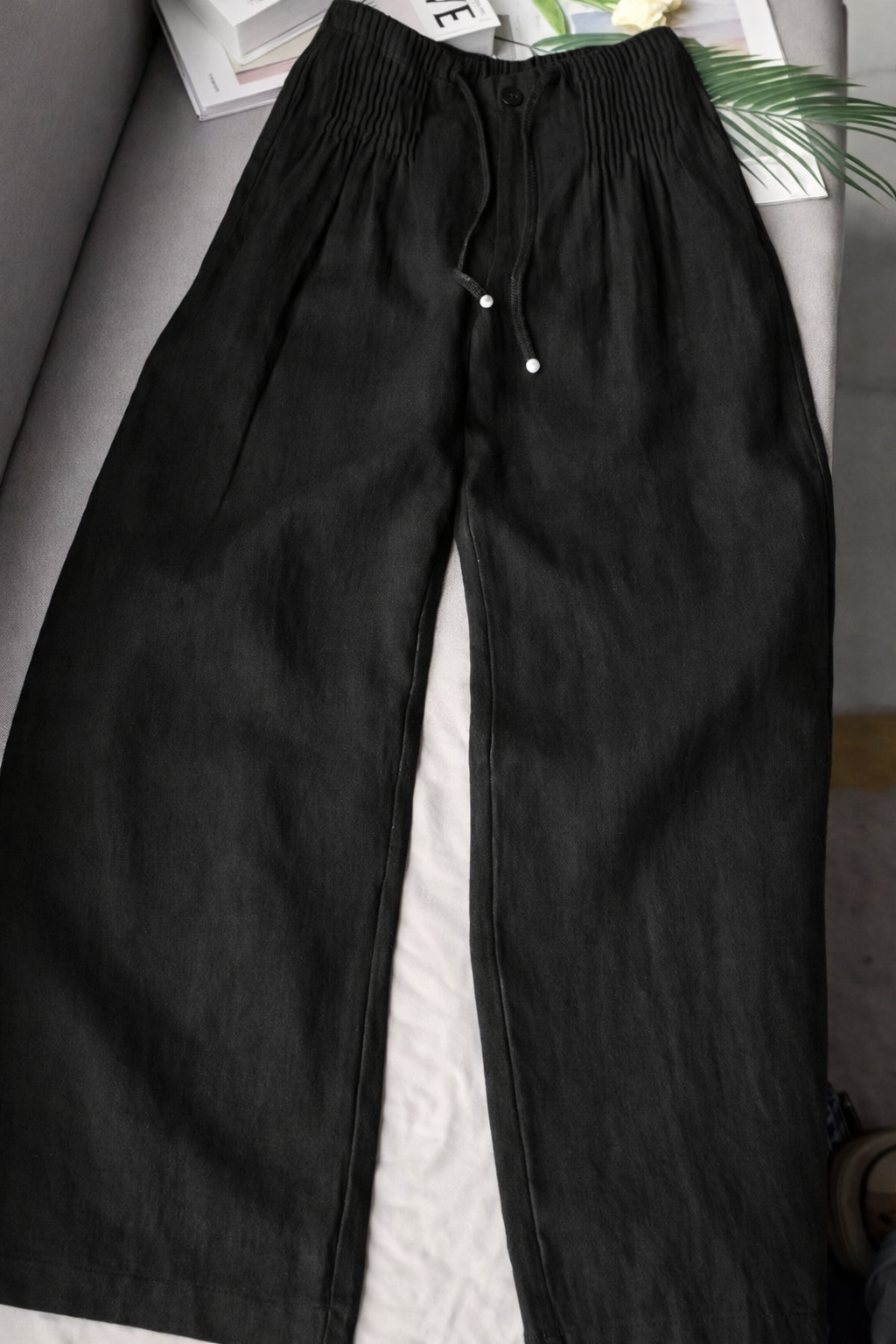 Zofia — Pantalon large en coton léger
