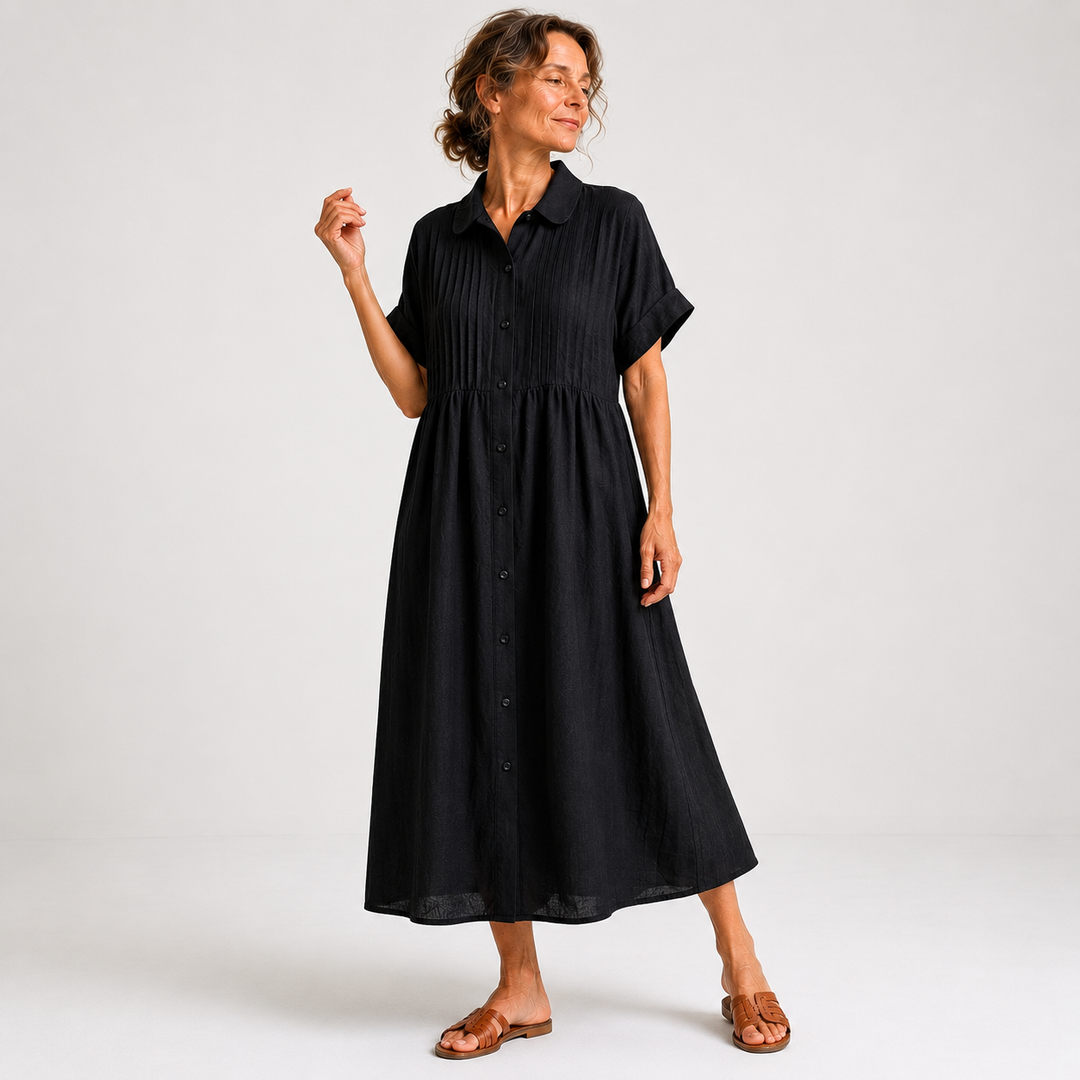 Charlotte - Robe chemise fluide estivale