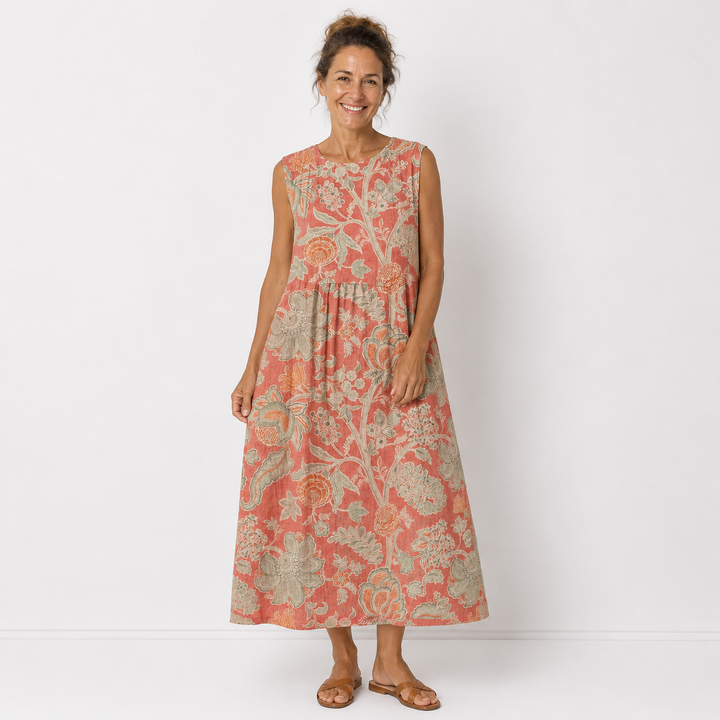 Béatrice - Robe midi florale