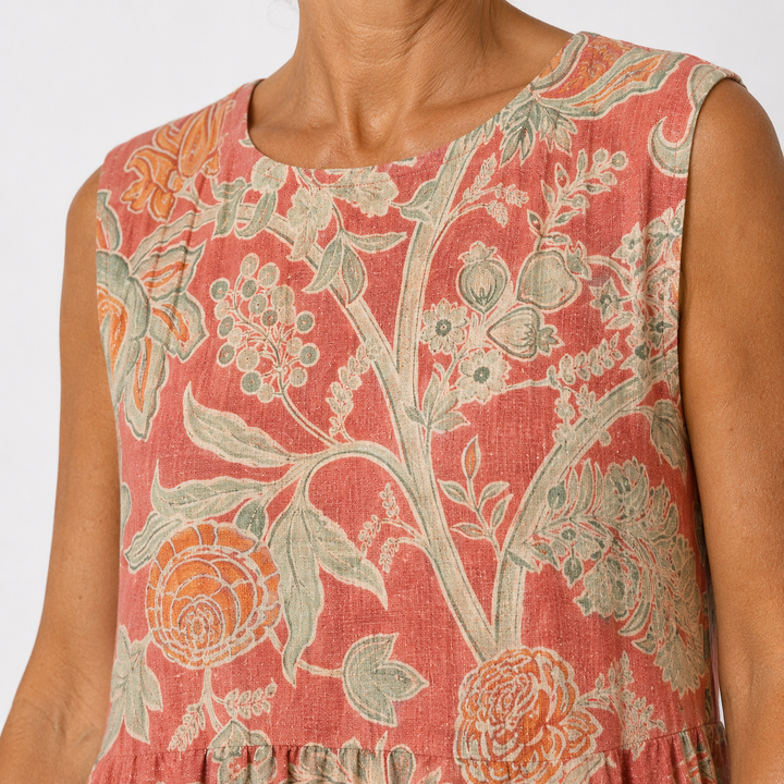 Béatrice - Robe midi florale