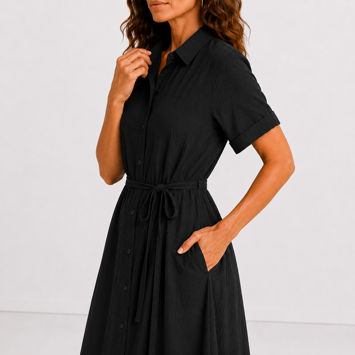 Jade - Robe longue en lin élégante