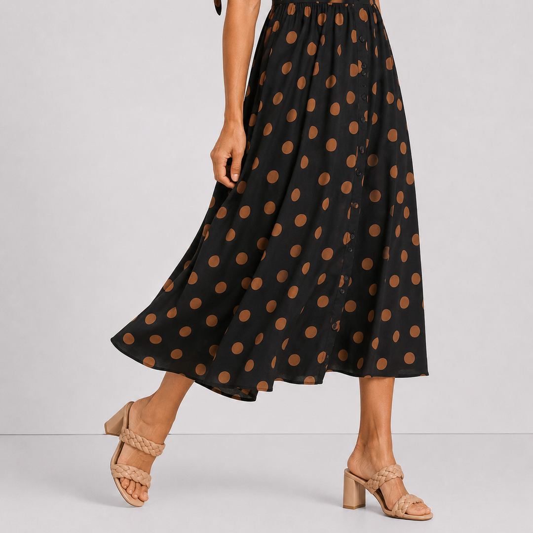 Louise - Robe Élégante à Pois