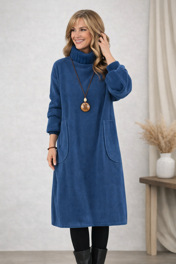 Madeleine™ — Robe midi en maille élégante