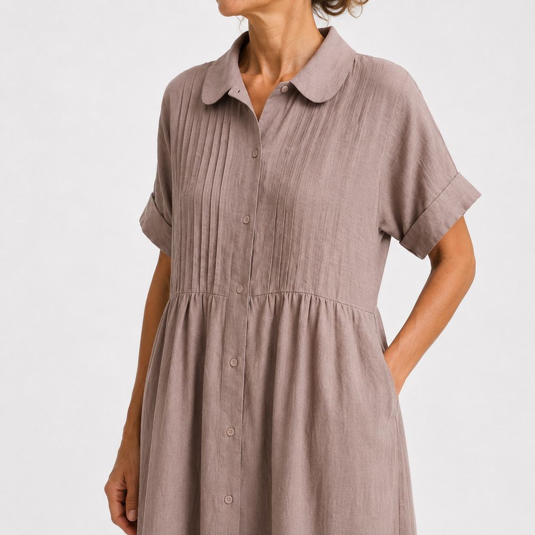 Charlotte - Robe chemise fluide estivale