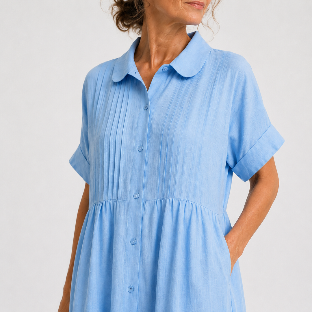 Charlotte - Robe chemise fluide estivale