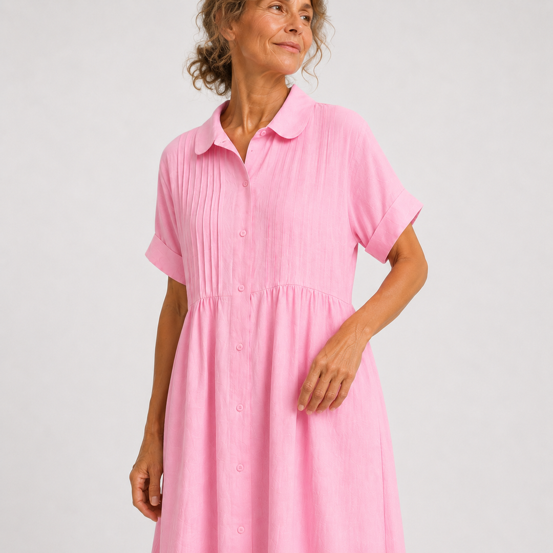 Charlotte - Robe chemise fluide estivale
