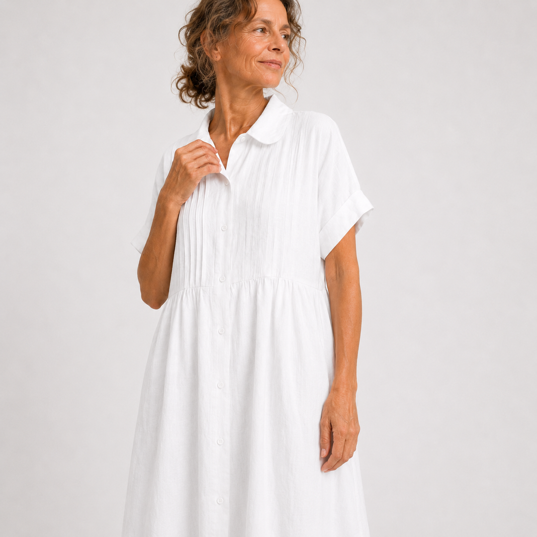 Charlotte - Robe chemise fluide estivale