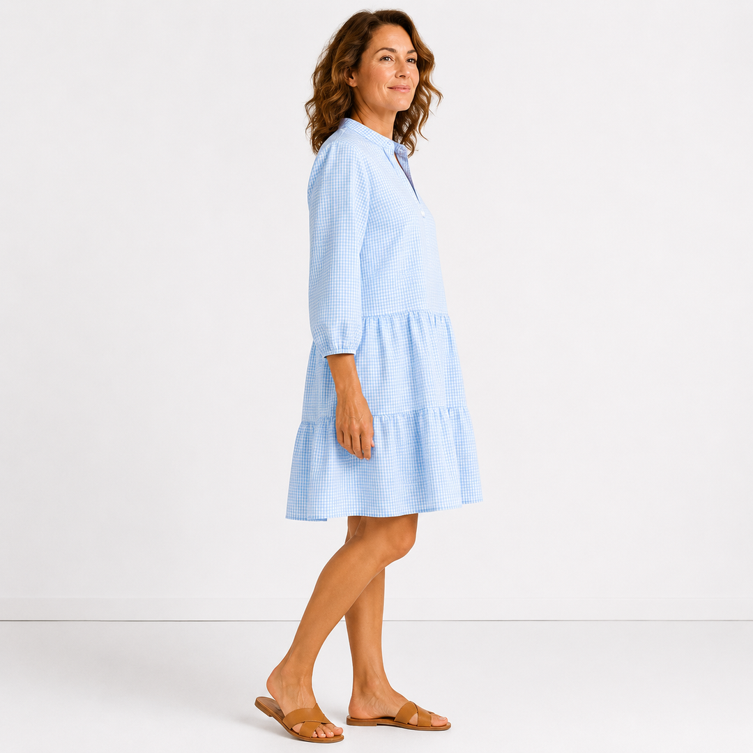 Olivia - Robe à carreaux élégante