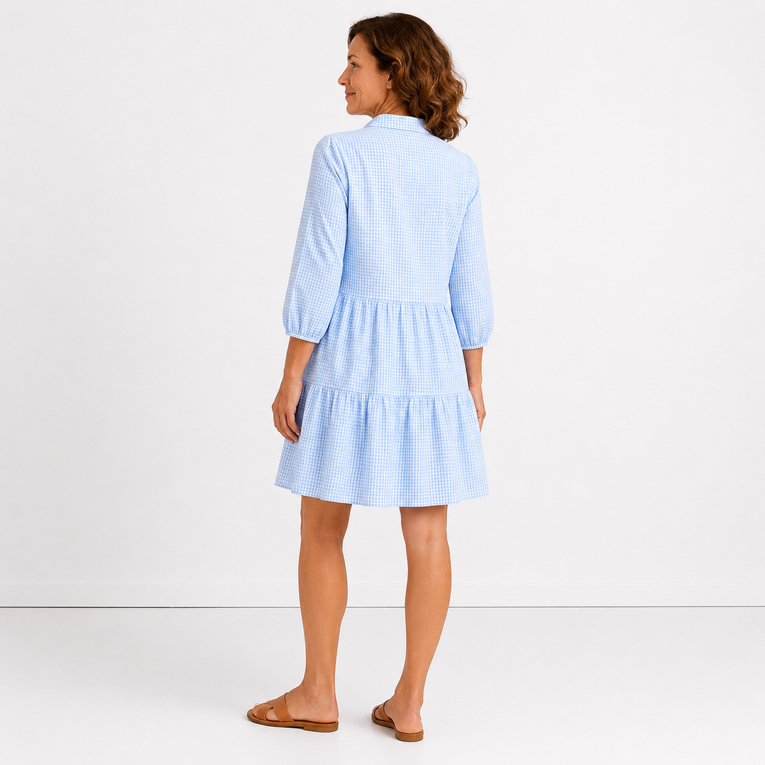 Olivia - Robe à carreaux élégante