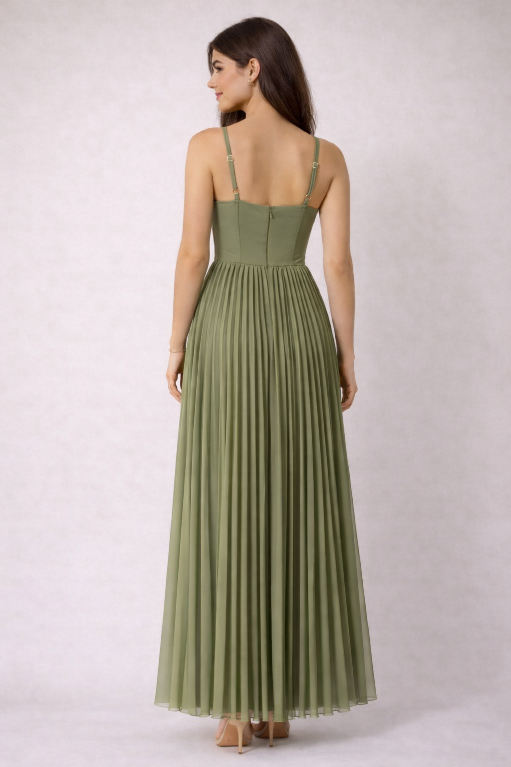 Isabella - Robe Midi Plissée
