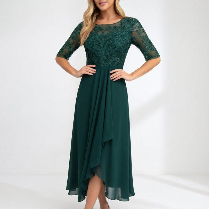 Séraphine™ — Robe midi dentelle élégance intemporelle