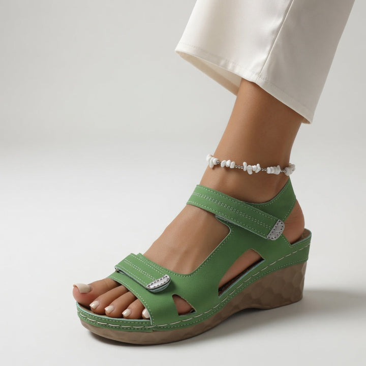 Isaure™ – Wedge estival, légèreté colorée