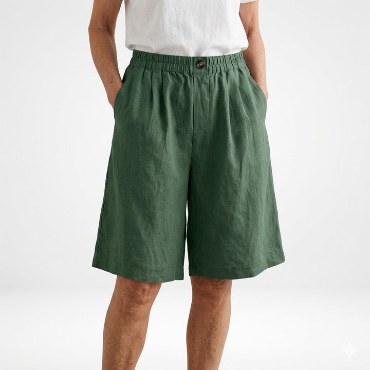 Wandeline™ — Short large taille élastique confort estival naturel