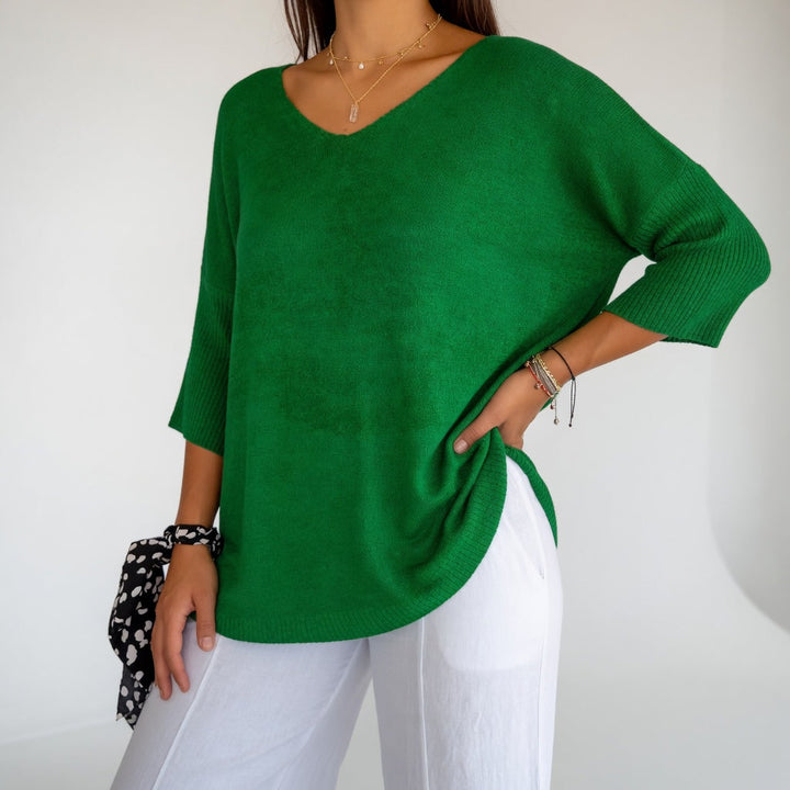 Lyséline™ — Pull fluide col V confortable