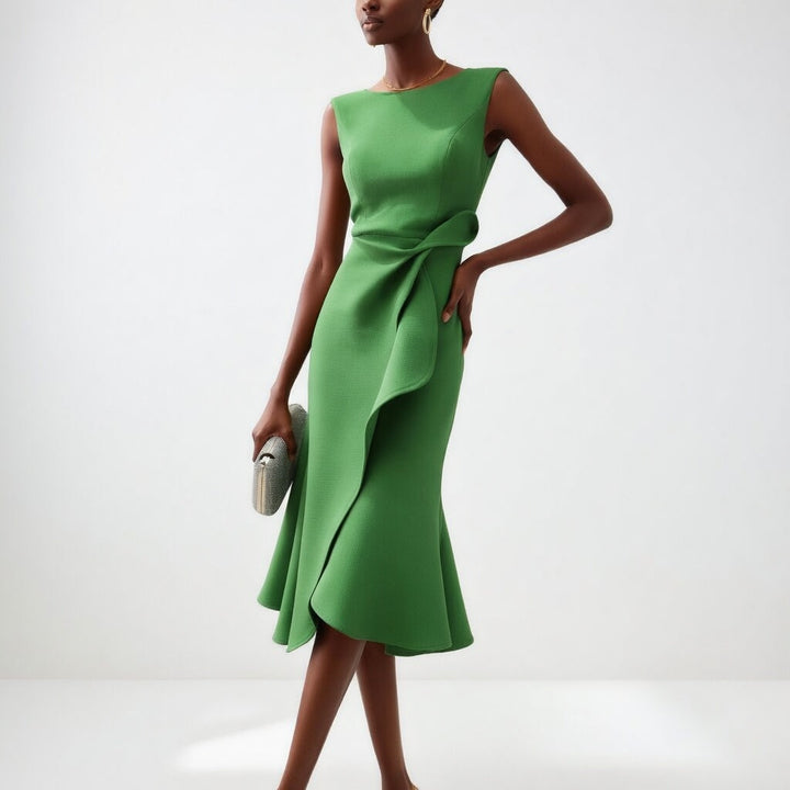 Léonise™ — Robe structurée élégance sculptante moderne