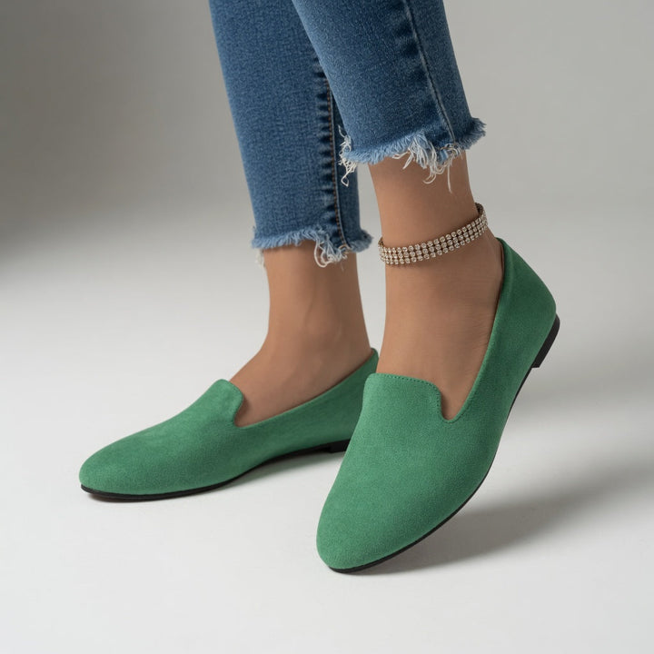 Azélie™ — Mocassin suédé coloré légèreté au quotidien