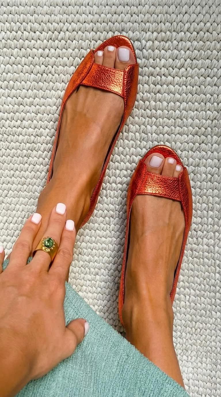 Adelina | Sandales Dorées Comfort Chic