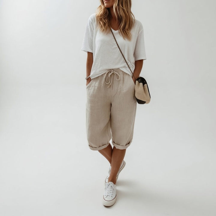 Fernande™ — Bermuda 100% coton décontracté style estival