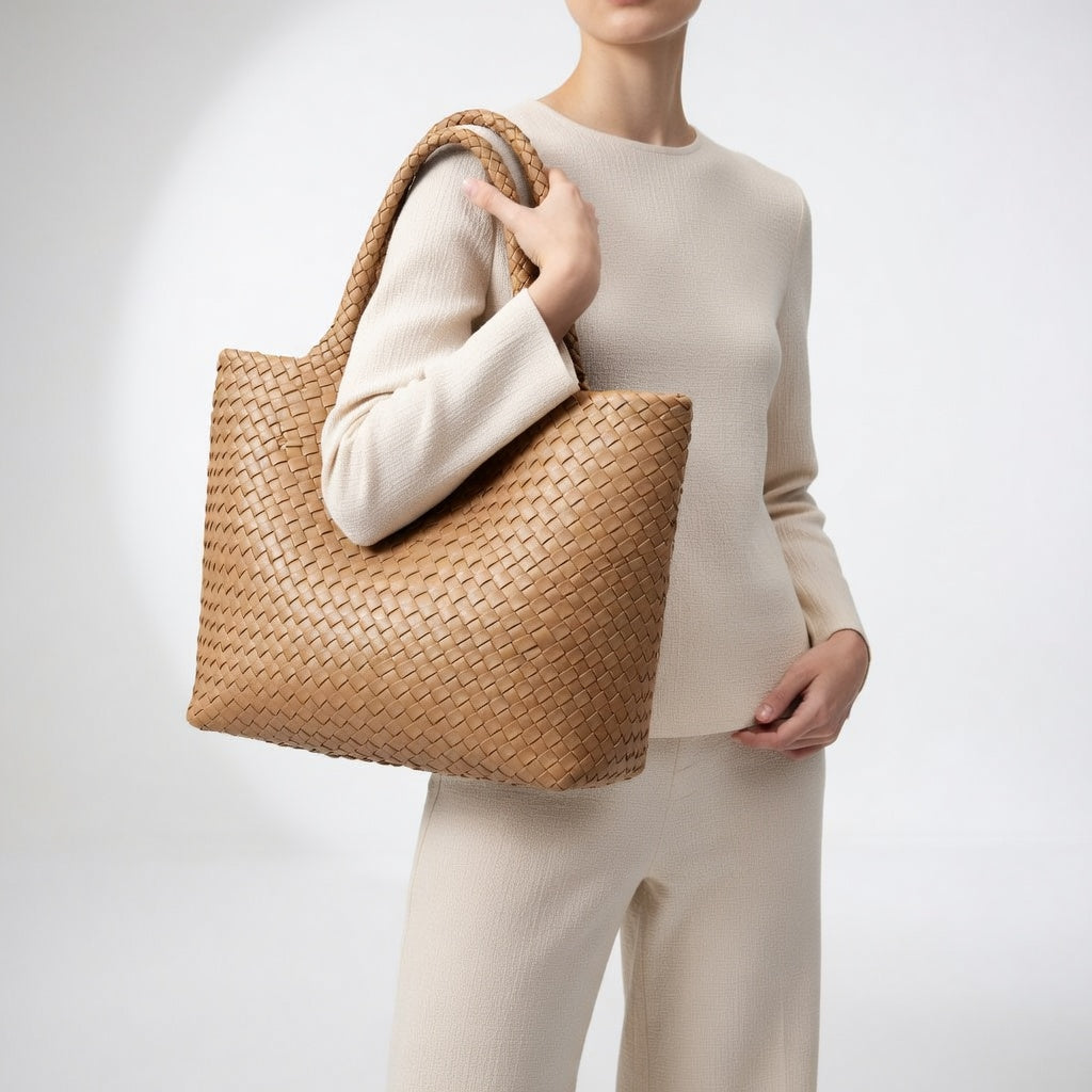 Delphine™ — Sac cabas tressé élégance intemporelle