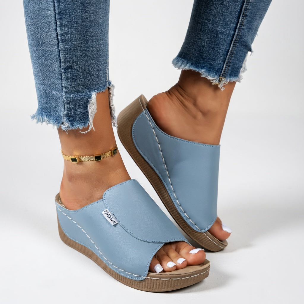 Liorane™ — Sandales compensées élégantes confortables ergonomiques