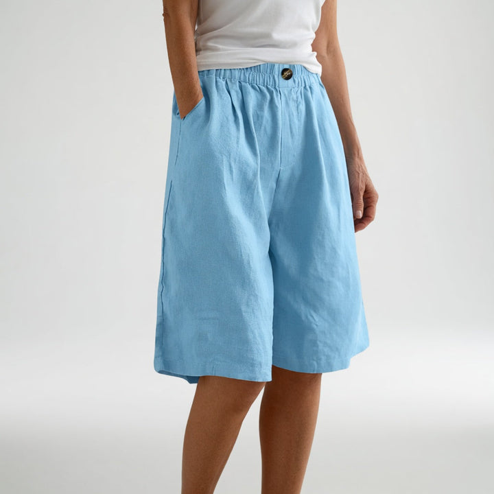 Wandeline™ — Short large taille élastique confort estival naturel