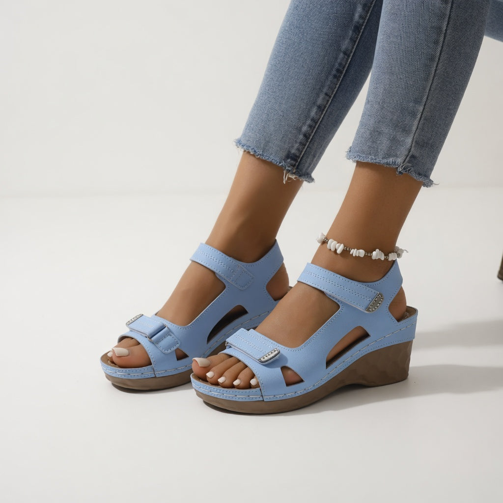 Isaure™ – Wedge estival, légèreté colorée