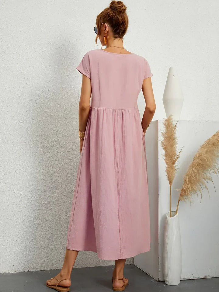 Gabrielle™ - Robe midi fluide élégance intemporelle