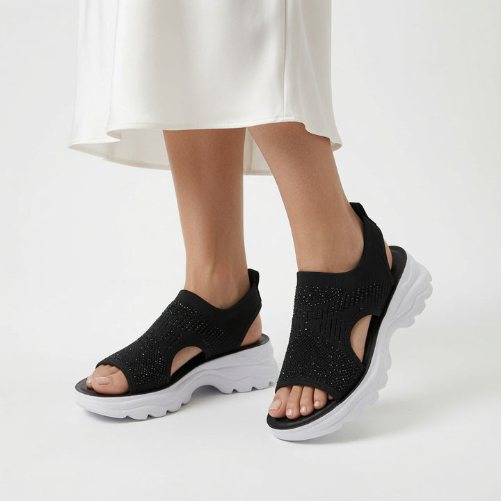 Sportelle™ — Sandale sport maille semelle crantée bride arrière