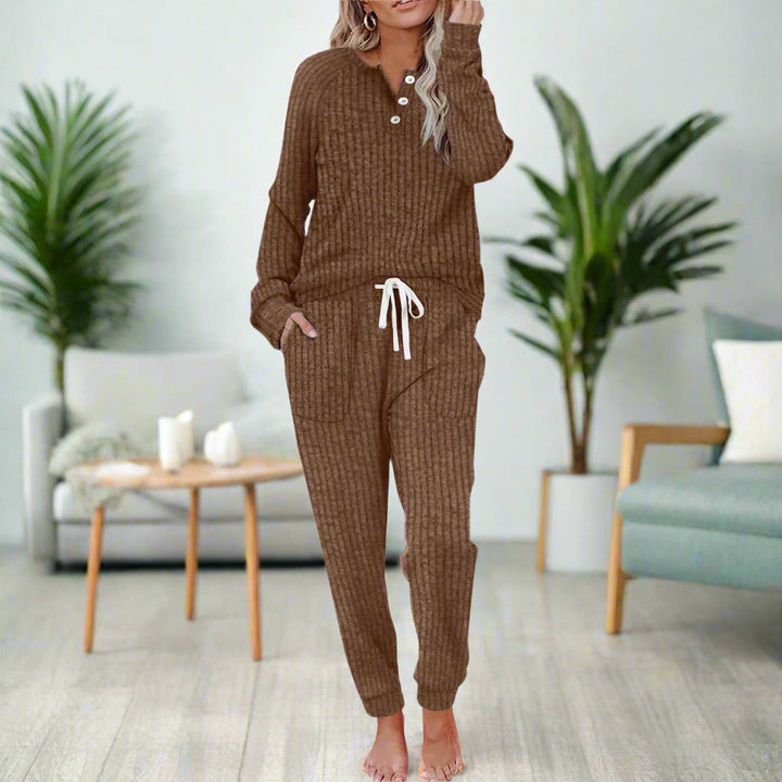 Brigitte™ | Ensemble détente élégant deux-pièces