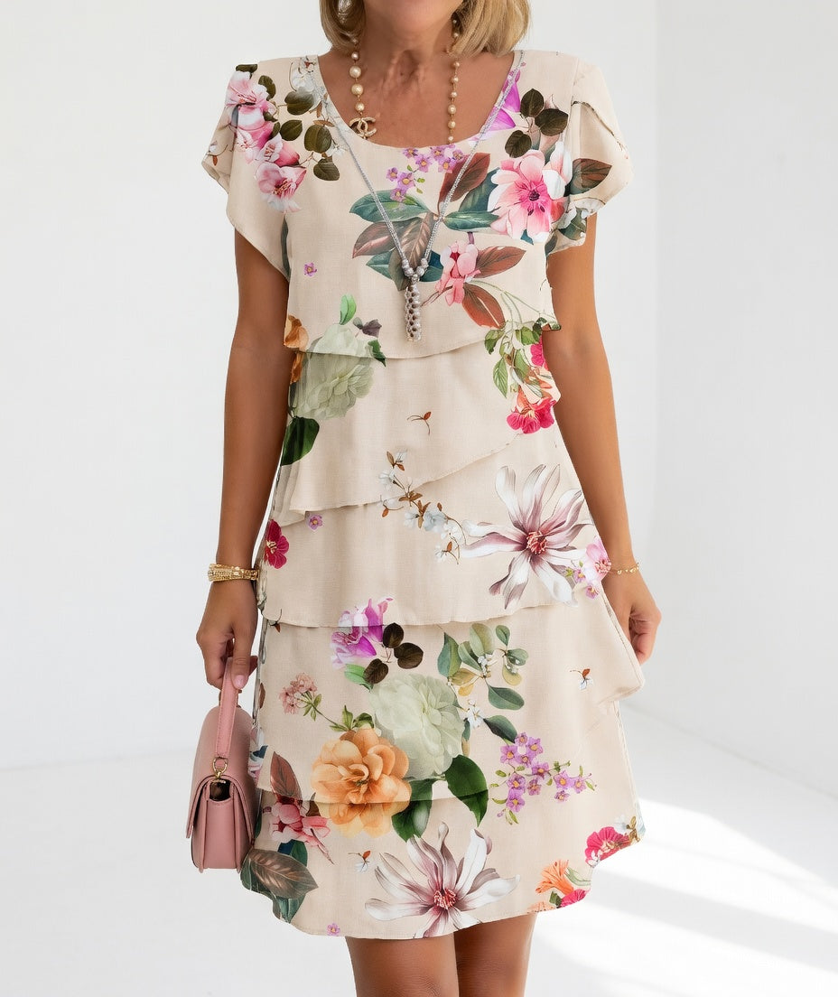 Floréline™ — Robe florale légère élégante estivale