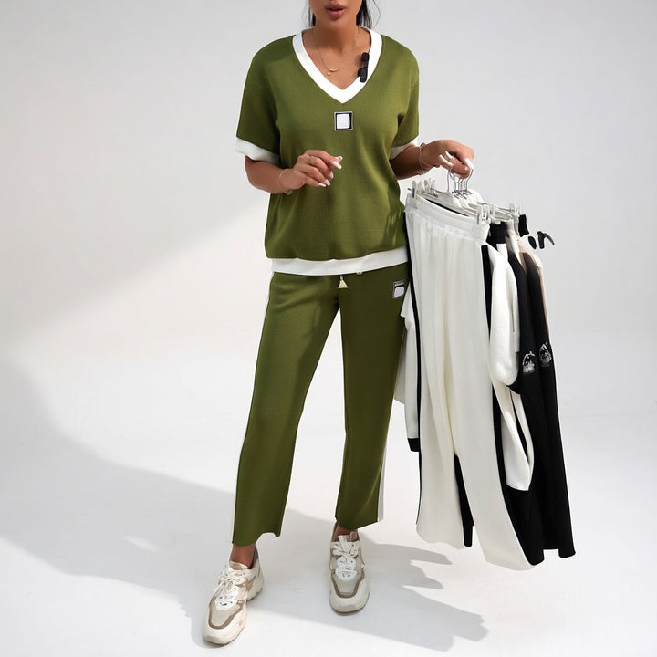 Célestine™ — Ensemble contrasté moderne élégant confortable