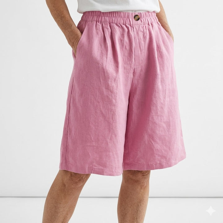 Wandeline™ — Short large taille élastique confort estival naturel