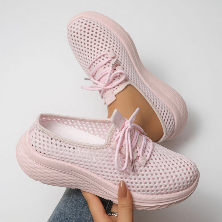 Éloïsette™ — Sneaker ajourée lacets plateforme légèreté féminine