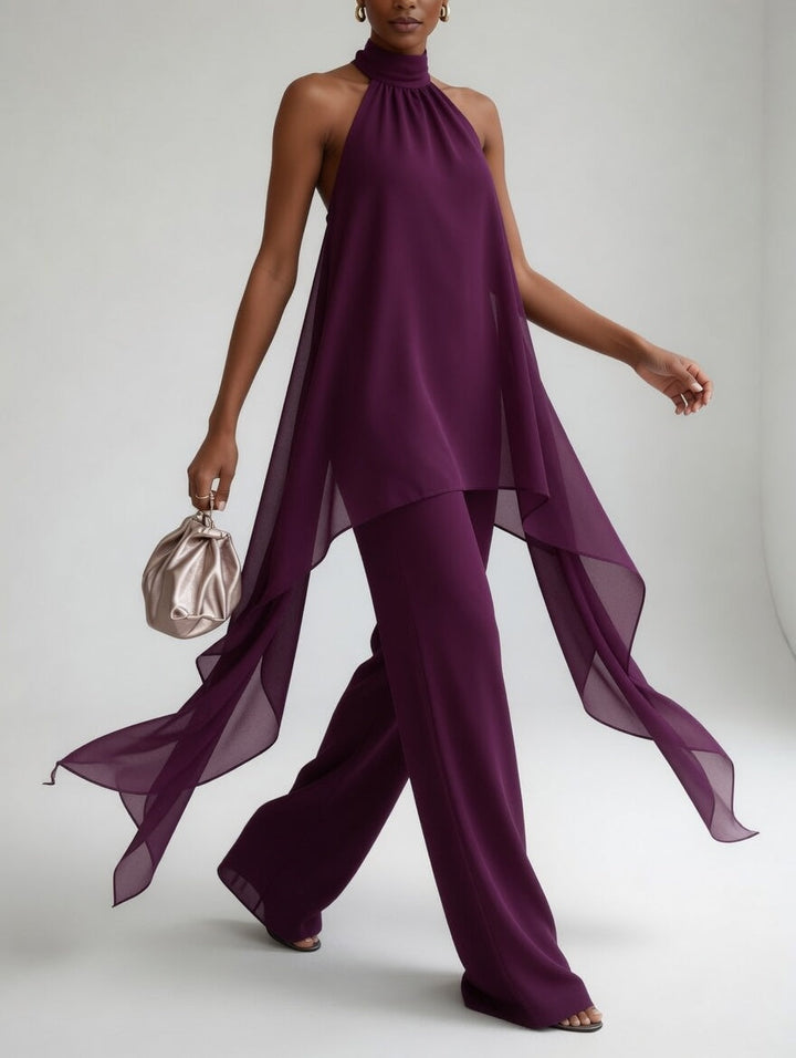Thaïs™ — Ensemble halter fluide sophistication audacieuse