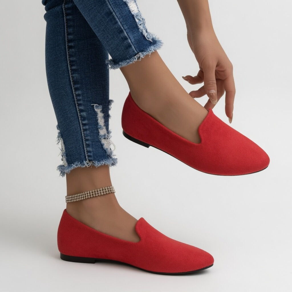 Azélie™ — Mocassin suédé coloré légèreté au quotidien