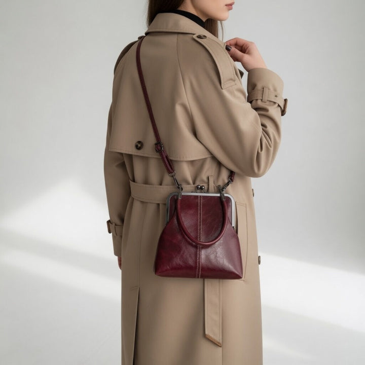 Honorine™ — Sac à main rétro fermoir clip élégance parisienne