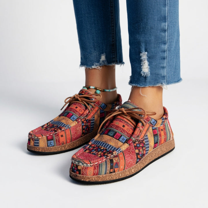 Éthéline™ — Mocassins imprimés artistiques confort quotidien