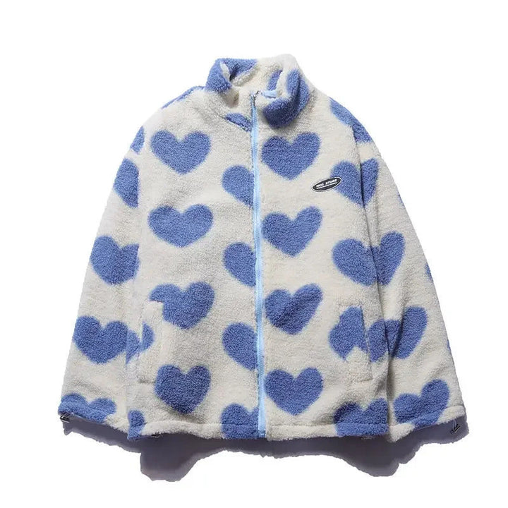 Katharina™ | Veste Réversible à Cœur – Élégance et Douceur Polyvalente