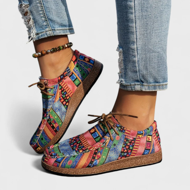 Éthéline™ — Mocassins imprimés artistiques confort quotidien