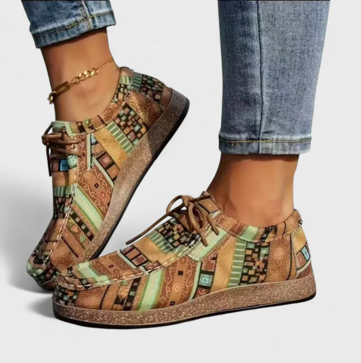 Éthéline™ — Mocassins imprimés artistiques confort quotidien